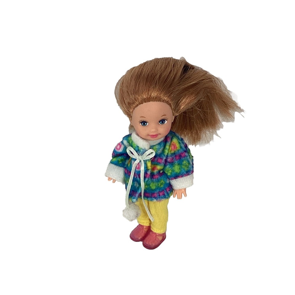 1999 Mattel Barbie Winter Melody Li'l Friends Of Kelly Red Hair Outfit